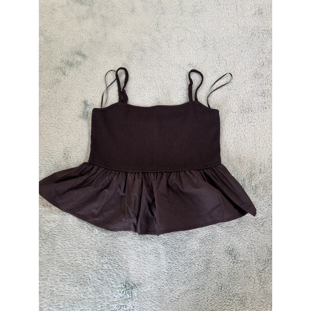 Blue Blush Black Shirt Size US Medium
